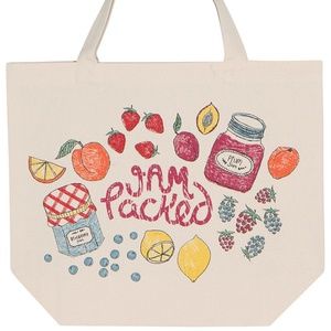 Now Designs Canvas Market Bag Tote Bag Lets Jam